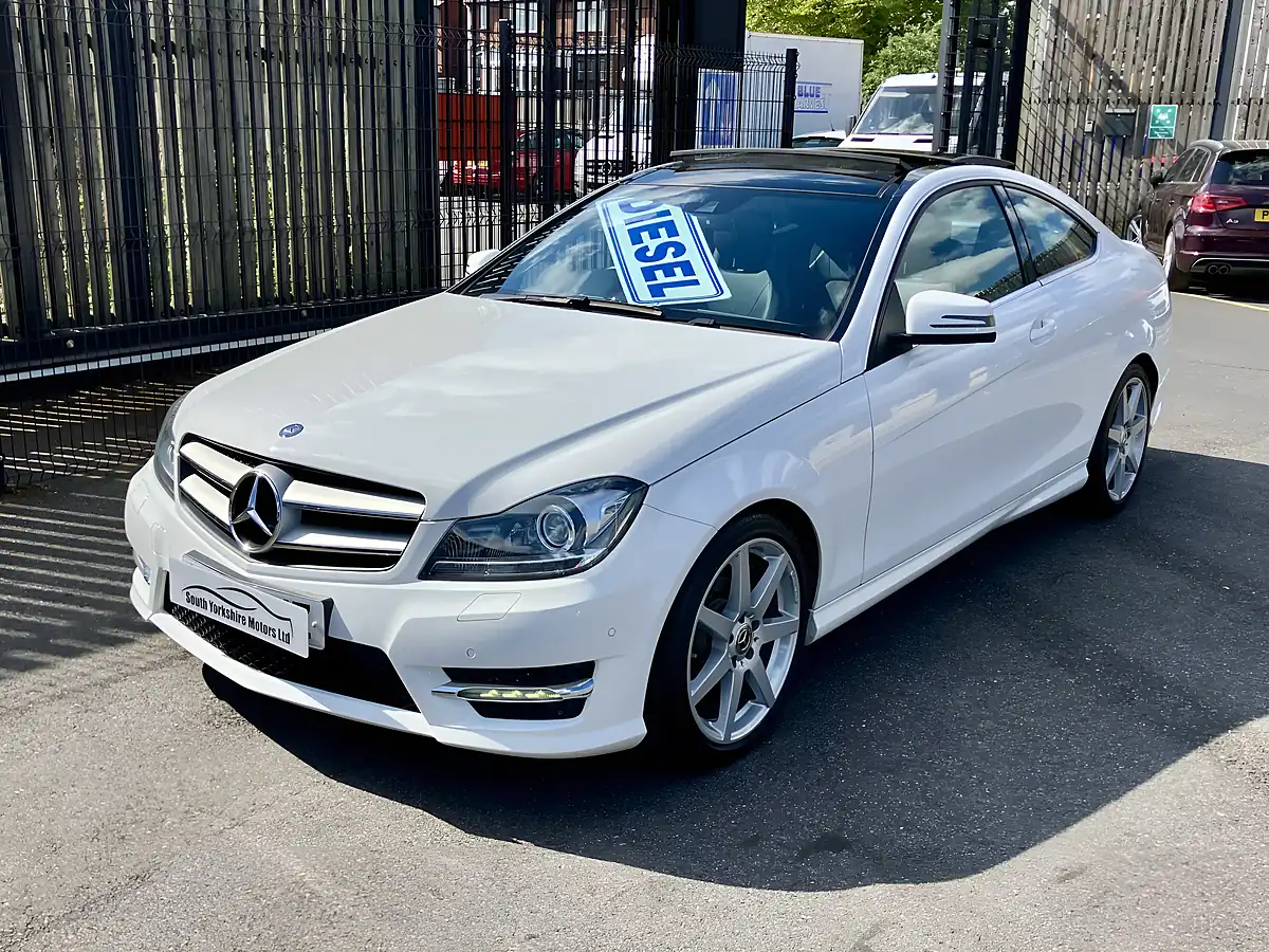 Used 2014 Mercedes-Benz C Class AMG Sport Edition White - Interior and Exterior details 6
