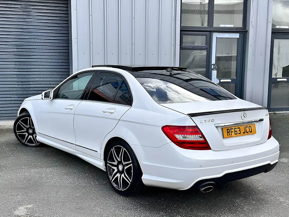 Used 2014 Mercedes-Benz C Class AMG Sport Plus White - Interior and Exterior details 13