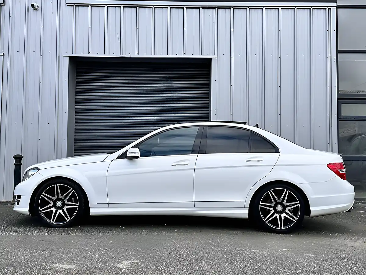 Used 2014 Mercedes-Benz C Class AMG Sport Plus White - Interior and Exterior details 16