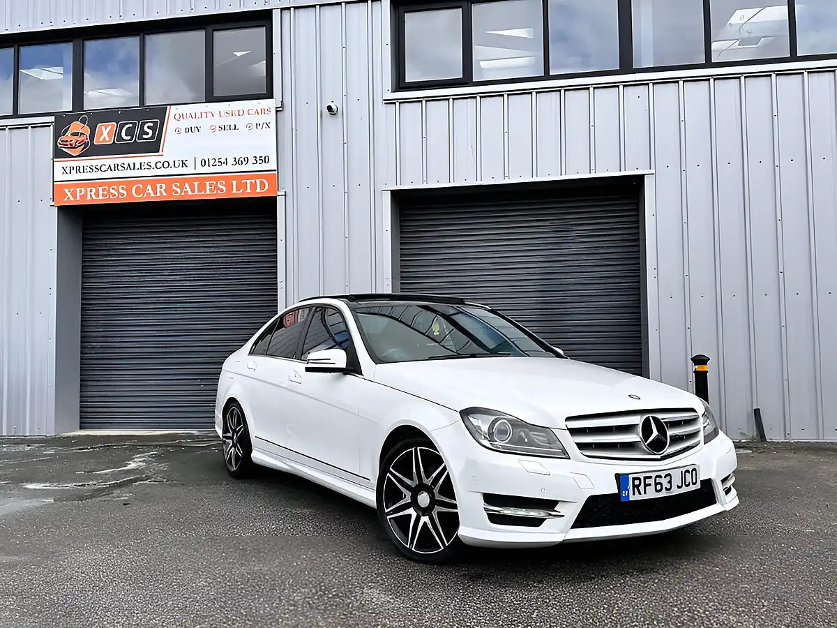 Used 2014 Mercedes-Benz C Class AMG Sport Plus White - Interior and Exterior details 2
