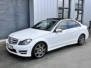 Used 2014 Mercedes-Benz C Class AMG Sport Plus White - Interior and Exterior details 4