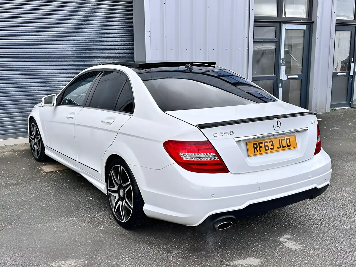 Used 2014 Mercedes-Benz C Class AMG Sport Plus White - Interior and Exterior details 5
