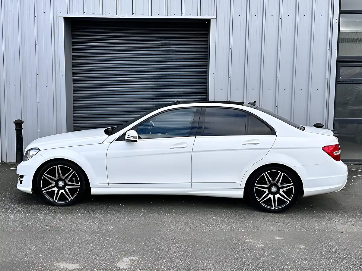 Used 2014 Mercedes-Benz C Class AMG Sport Plus White - Interior and Exterior details 6