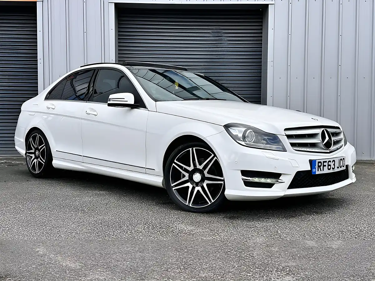 Used 2014 Mercedes-Benz C Class AMG Sport Plus White - Interior and Exterior details 7