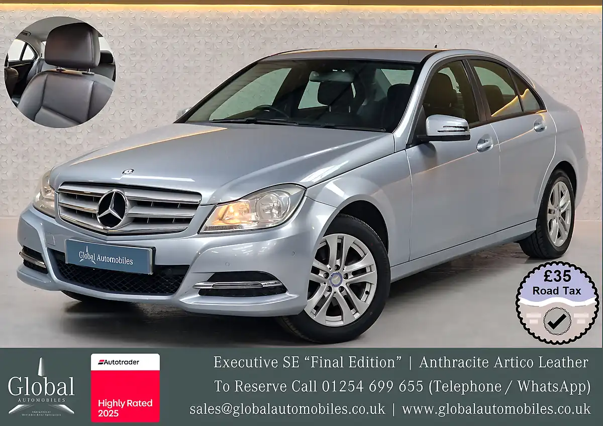 Used 2014 Mercedes-Benz C-Class Executive Se Diamond Silver - Front View