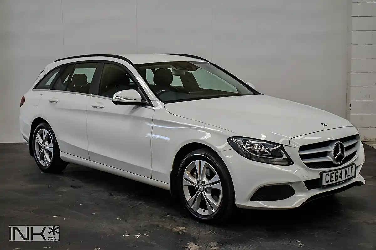 Used 2014 Mercedes-Benz C Class Se White - Front View