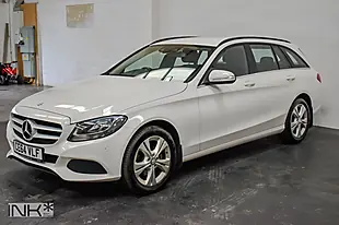 Used 2014 Mercedes-Benz C Class Se White - Interior and Exterior details 5