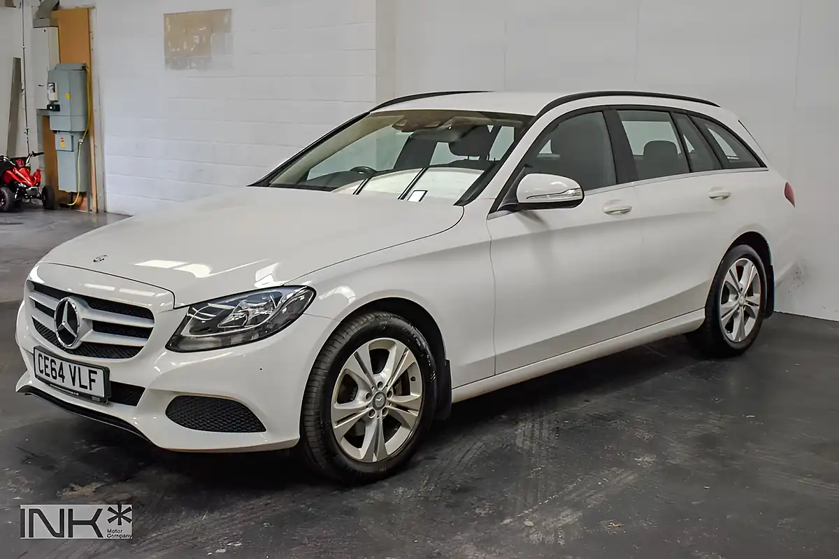 Used 2014 Mercedes-Benz C Class Se White - Interior and Exterior details 5