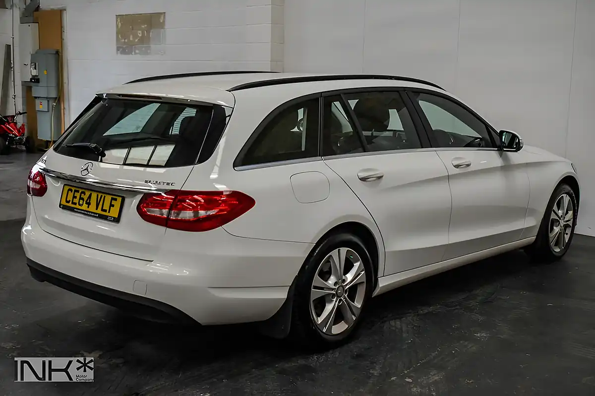 Used 2014 Mercedes-Benz C Class Se White - Interior and Exterior details 6