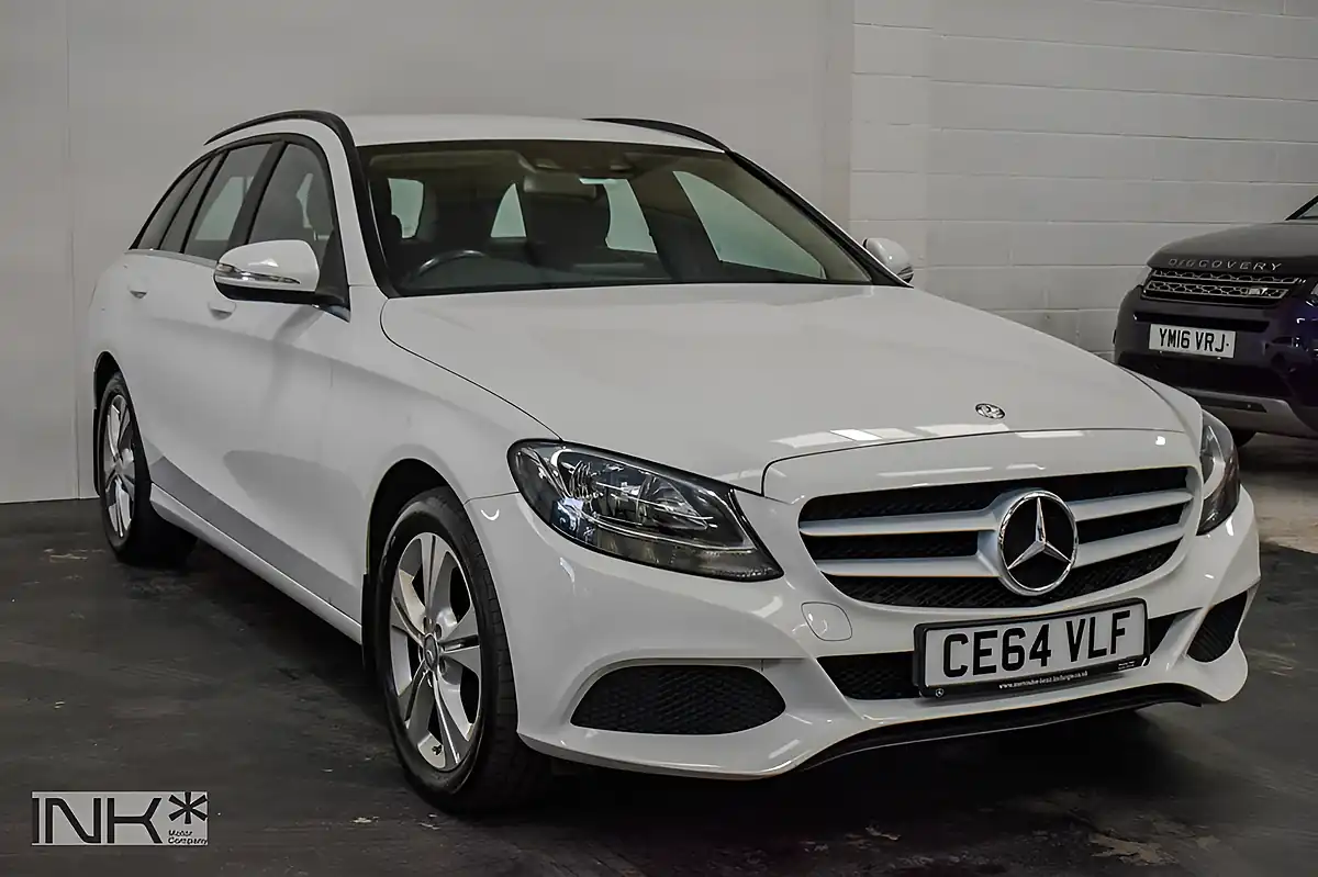 Used 2014 Mercedes-Benz C Class Se White - Interior and Exterior details 9