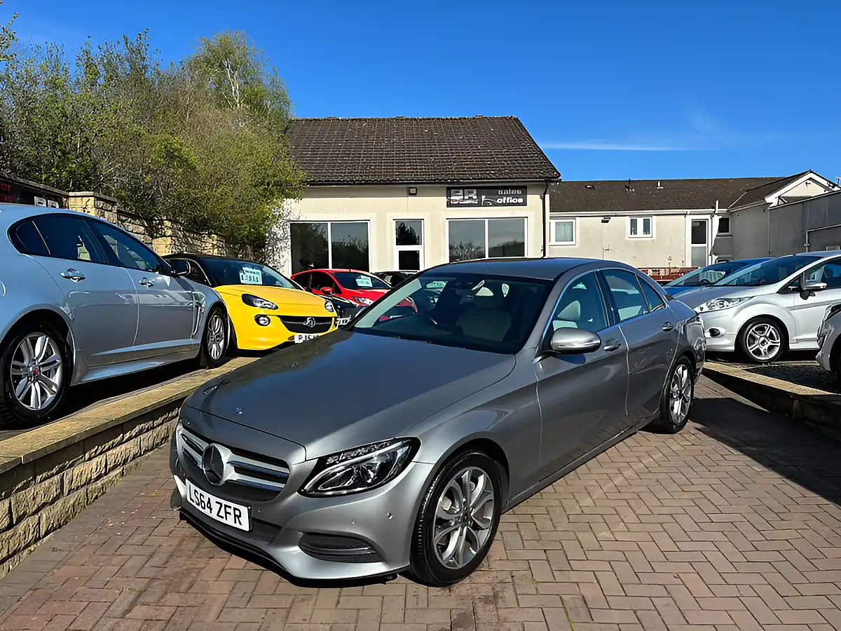 Used 2014 Mercedes-Benz C Class Sport Silver - Front View