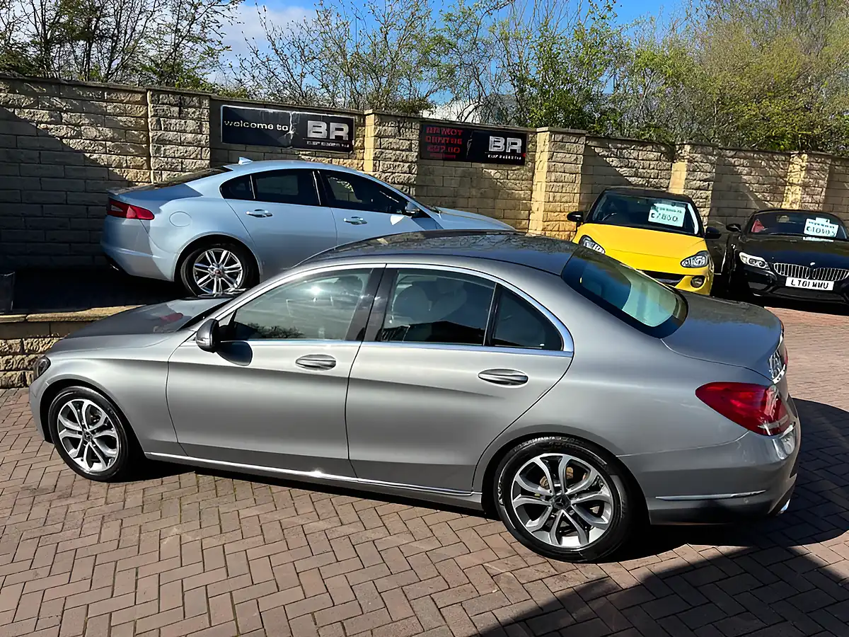 Used 2014 Mercedes-Benz C Class Sport Silver - Interior and Exterior details 7