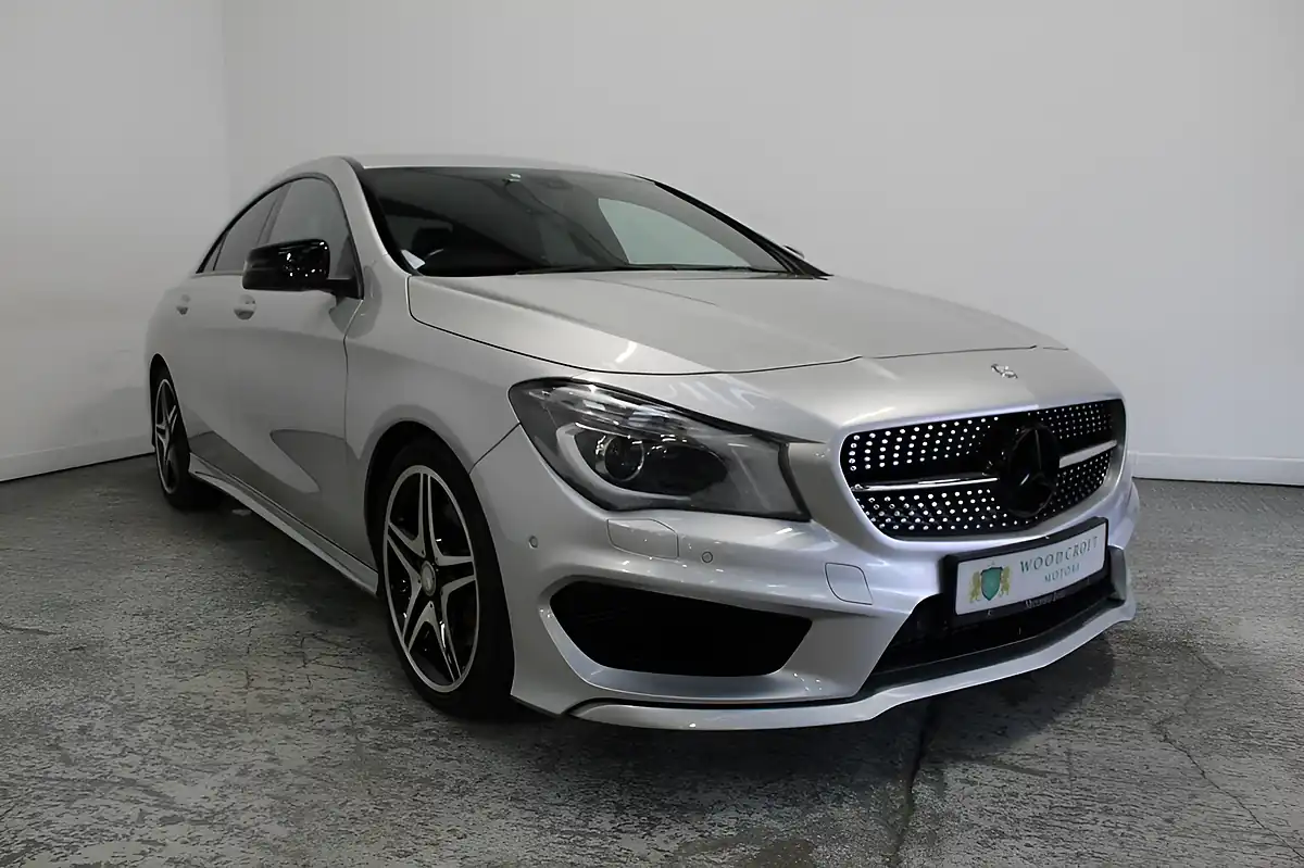 Used 2014 Mercedes-Benz Cla AMG Sport Silver - Front View