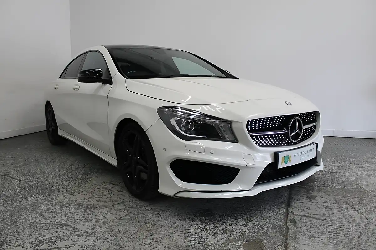 Used 2014 Mercedes-Benz Cla AMG Sport White - Front View