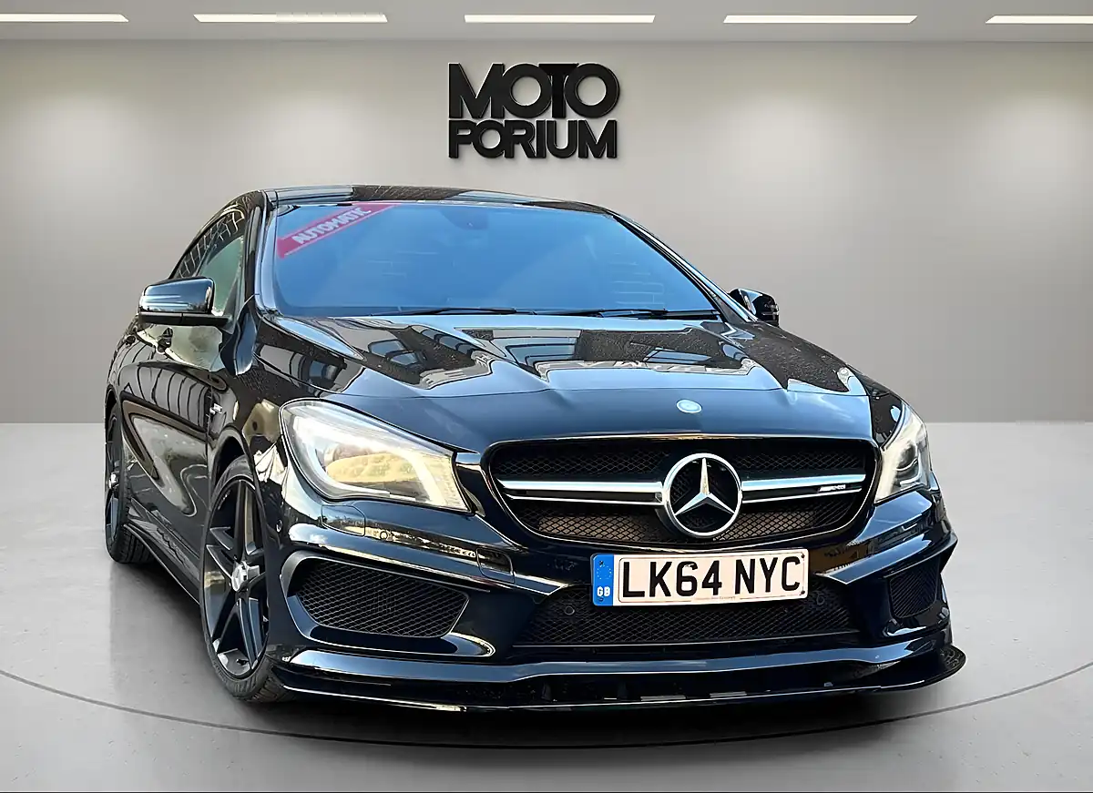 Used 2014 Mercedes-Benz Cla Coupe Black - Front View