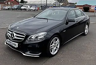 Used 2014 Mercedes-Benz E Class AMG Line Black - Interior and Exterior details 19