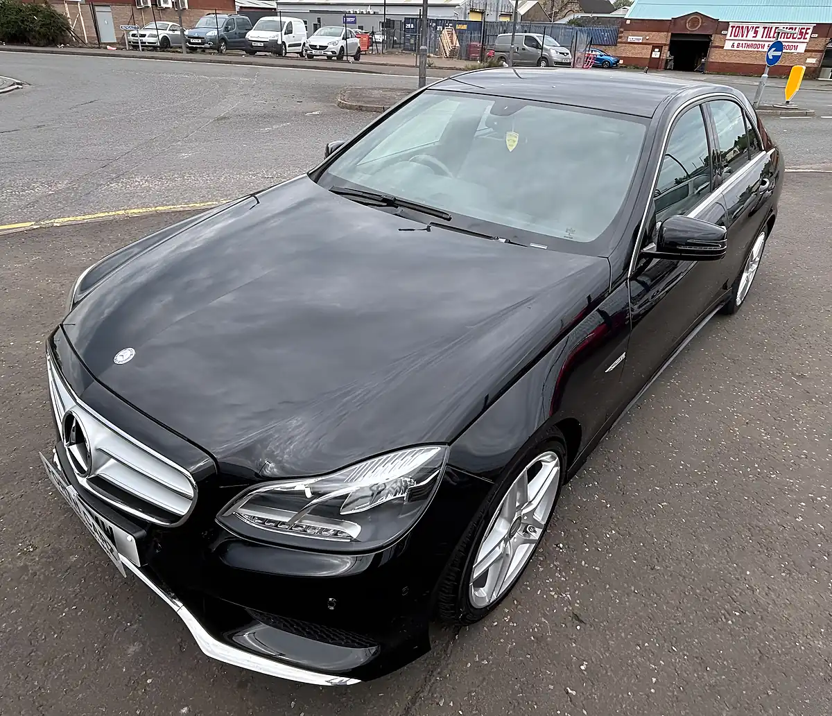 Used 2014 Mercedes-Benz E Class AMG Line Black - Interior and Exterior details 2