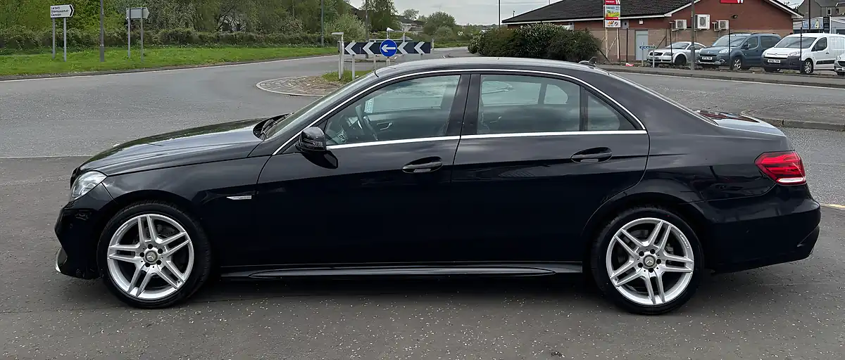 Used 2014 Mercedes-Benz E Class AMG Line Black - Interior and Exterior details 7