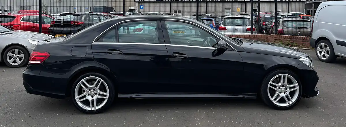 Used 2014 Mercedes-Benz E Class AMG Line Black - Interior and Exterior details 8