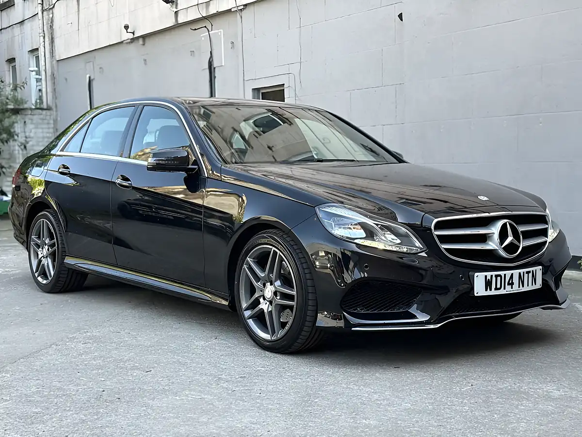 Used 2014 Mercedes-Benz E Class AMG Sport Black - Front View