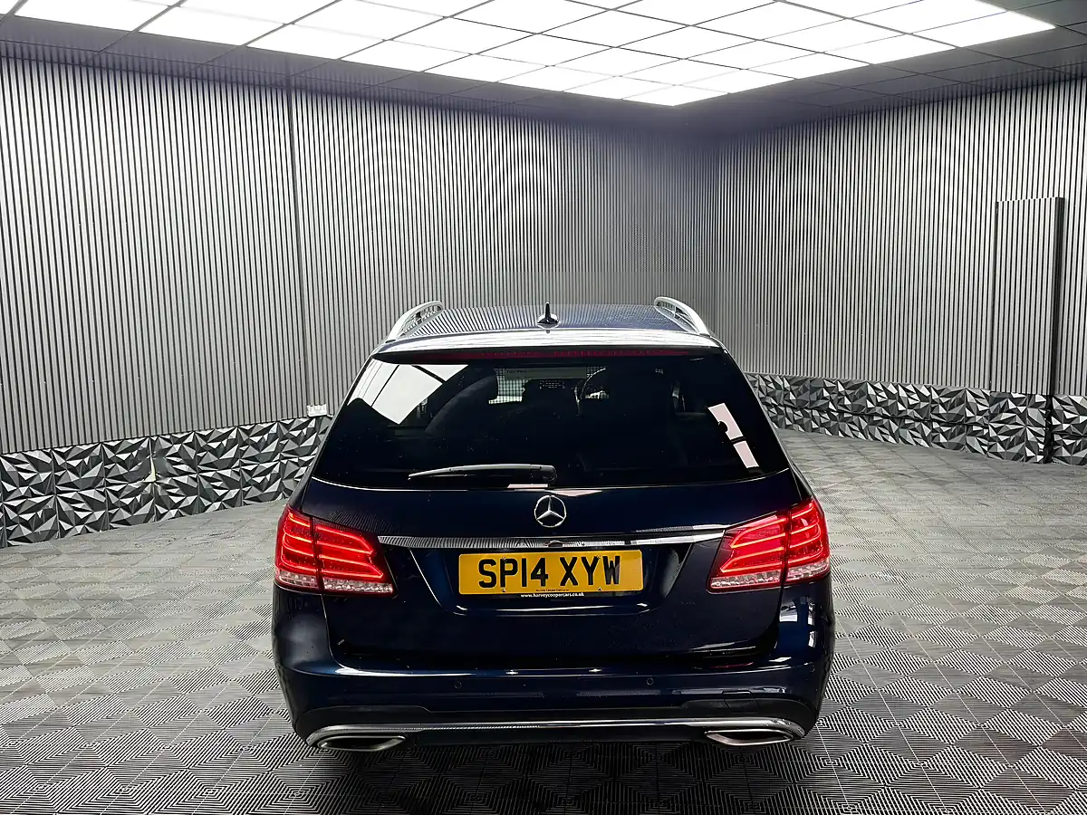 Used 2014 Mercedes-Benz E Class AMG Sport Blue - Interior and Exterior details 10