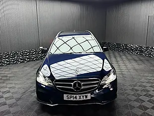 Used 2014 Mercedes-Benz E Class AMG Sport Blue - Interior and Exterior details 2