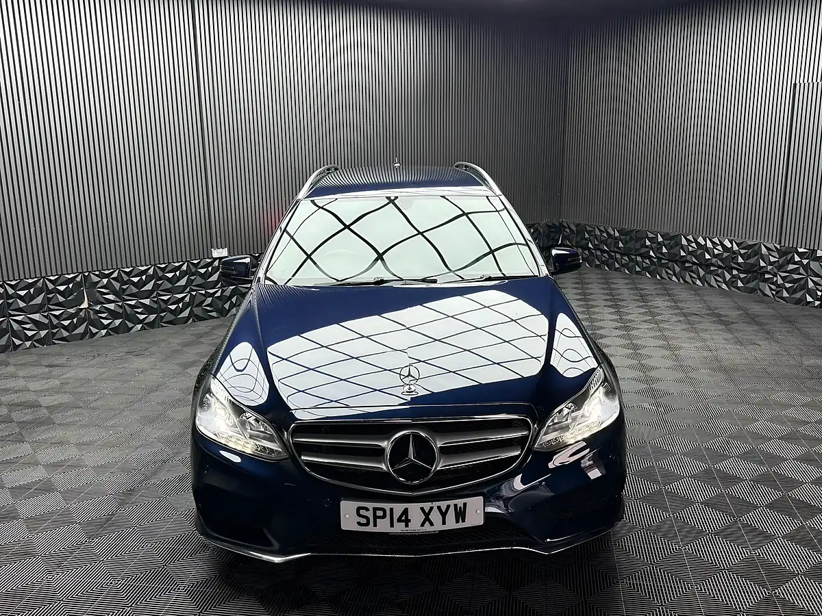 Used 2014 Mercedes-Benz E Class AMG Sport Blue - Interior and Exterior details 2