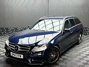 Used 2014 Mercedes-Benz E Class AMG Sport Blue - Interior and Exterior details 3