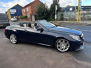 Used 2014 Mercedes-Benz E Class AMG Sport Cabriolet Blue - Interior and Exterior details 15