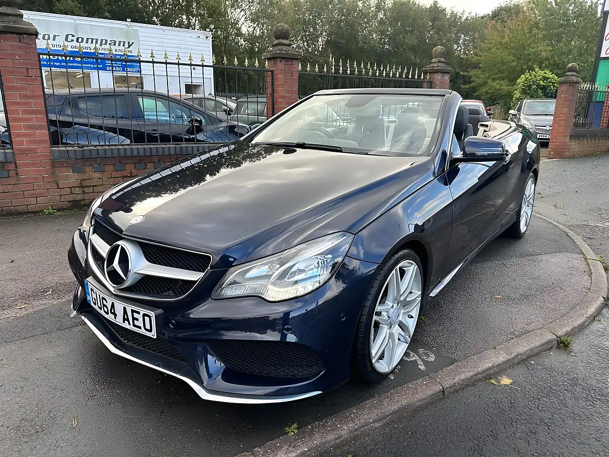 Used 2014 Mercedes-Benz E Class AMG Sport Cabriolet Blue - Interior and Exterior details 2