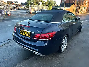 Used 2014 Mercedes-Benz E Class AMG Sport Cabriolet Blue - Interior and Exterior details 3