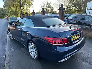 Used 2014 Mercedes-Benz E Class AMG Sport Cabriolet Blue - Interior and Exterior details 4