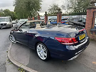 Used 2014 Mercedes-Benz E Class AMG Sport Cabriolet Blue - Interior and Exterior details 5