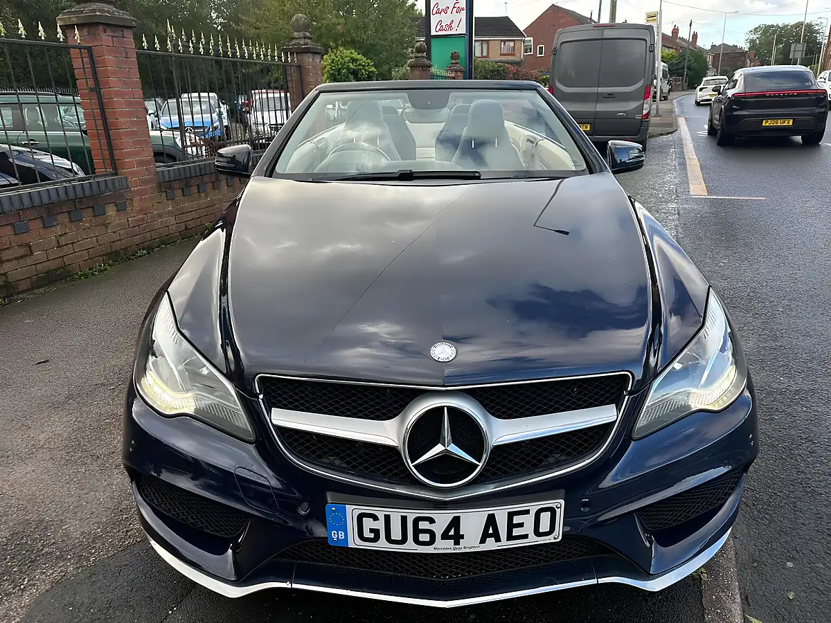 Used 2014 Mercedes-Benz E Class AMG Sport Cabriolet Blue - Interior and Exterior details 7