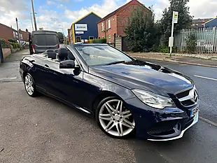 Used 2014 Mercedes-Benz E Class AMG Sport Cabriolet Blue - Interior and Exterior details 9