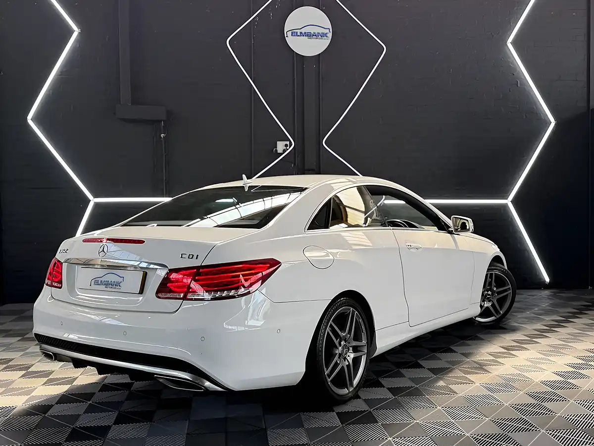 Used 2014 Mercedes-Benz E-Class AMG Sport Glacier White - Interior and Exterior details 16
