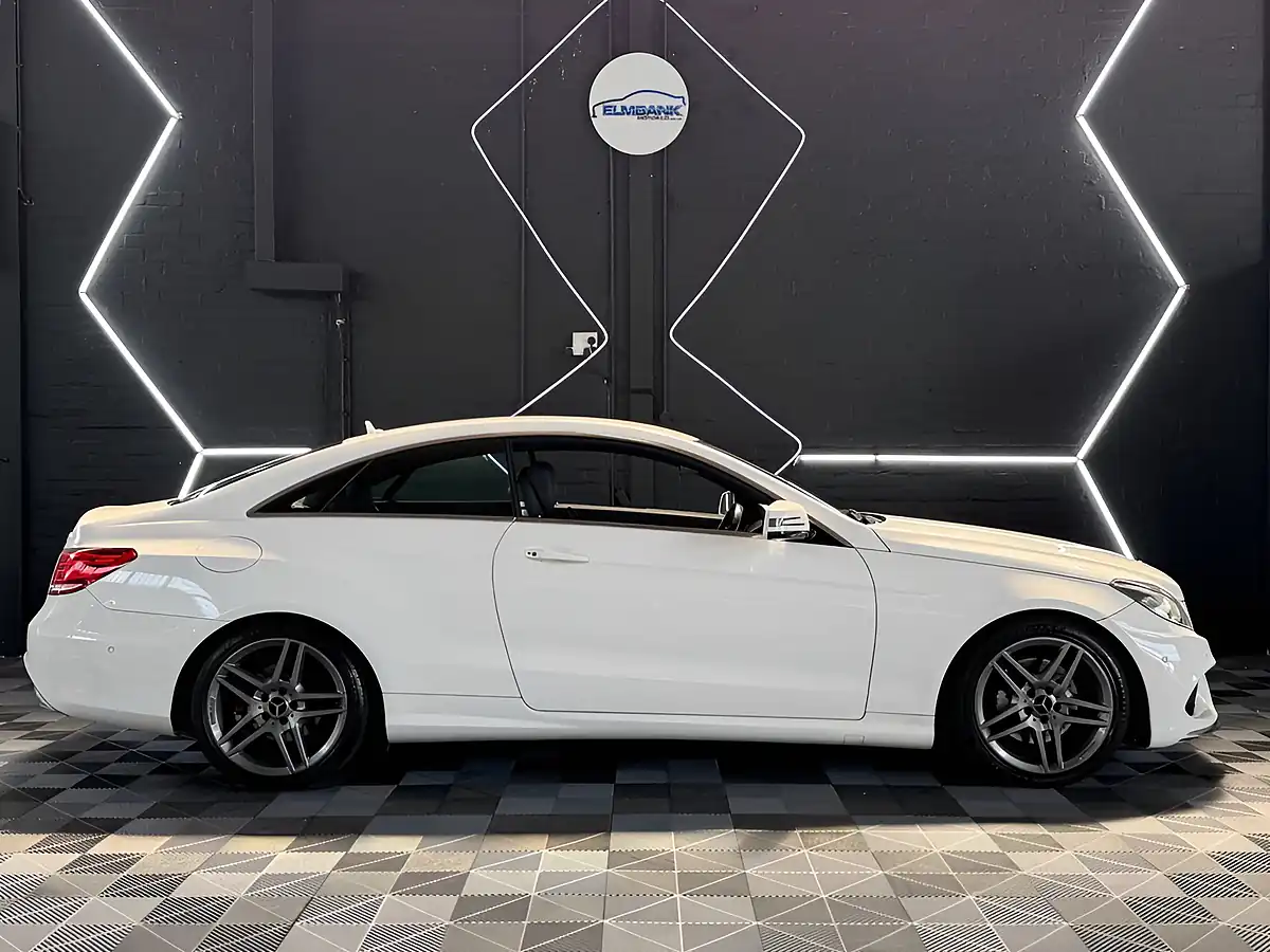 Used 2014 Mercedes-Benz E-Class AMG Sport Glacier White - Interior and Exterior details 17