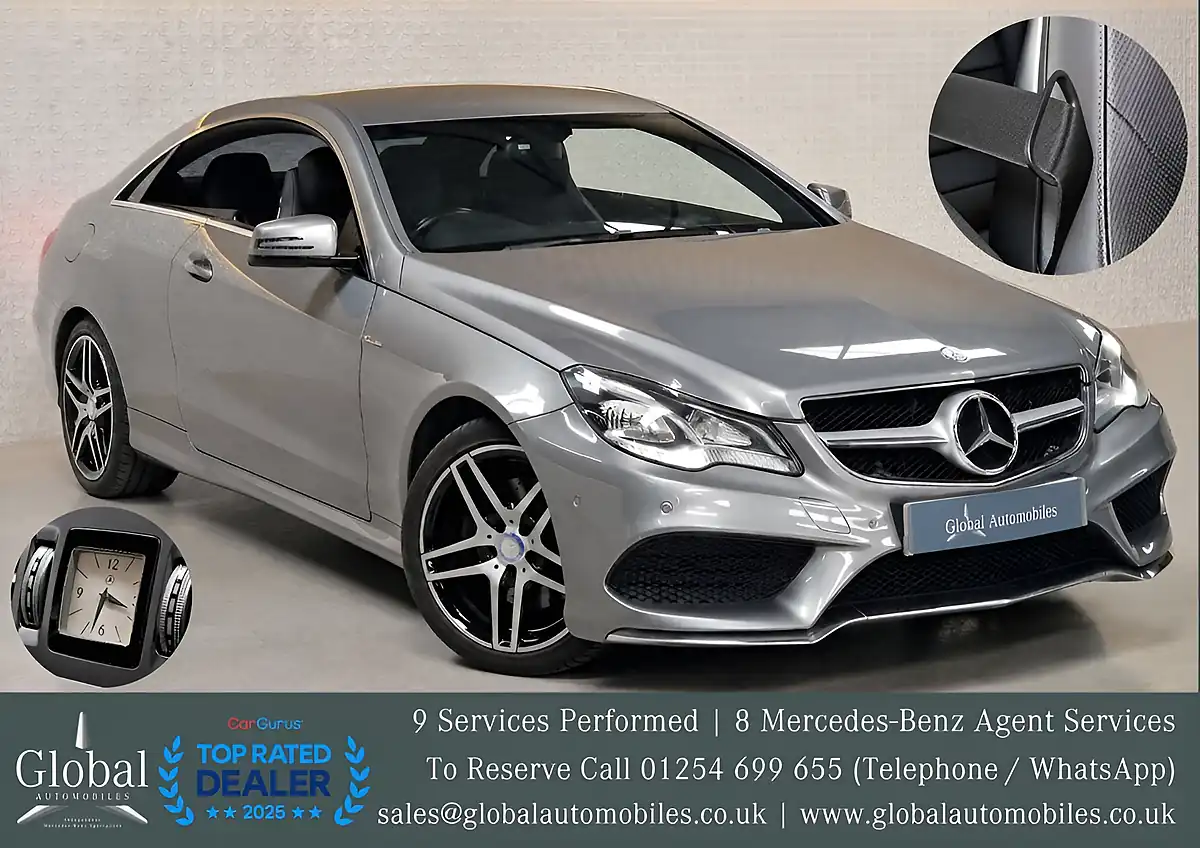 Used 2014 Mercedes-Benz E-Class AMG Sport Palladium Silver Metallic - Interior and Exterior details 3