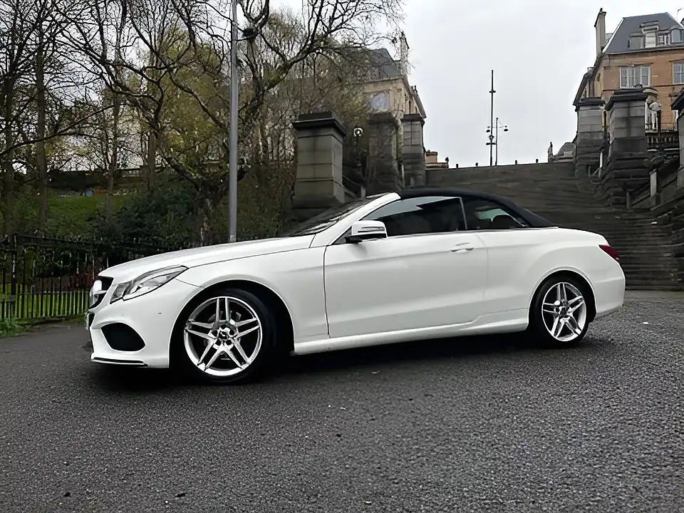 Used 2014 Mercedes-Benz E Class AMG Sport White - Interior and Exterior details 17
