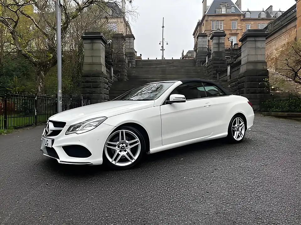 Used 2014 Mercedes-Benz E Class AMG Sport White - Interior and Exterior details 18