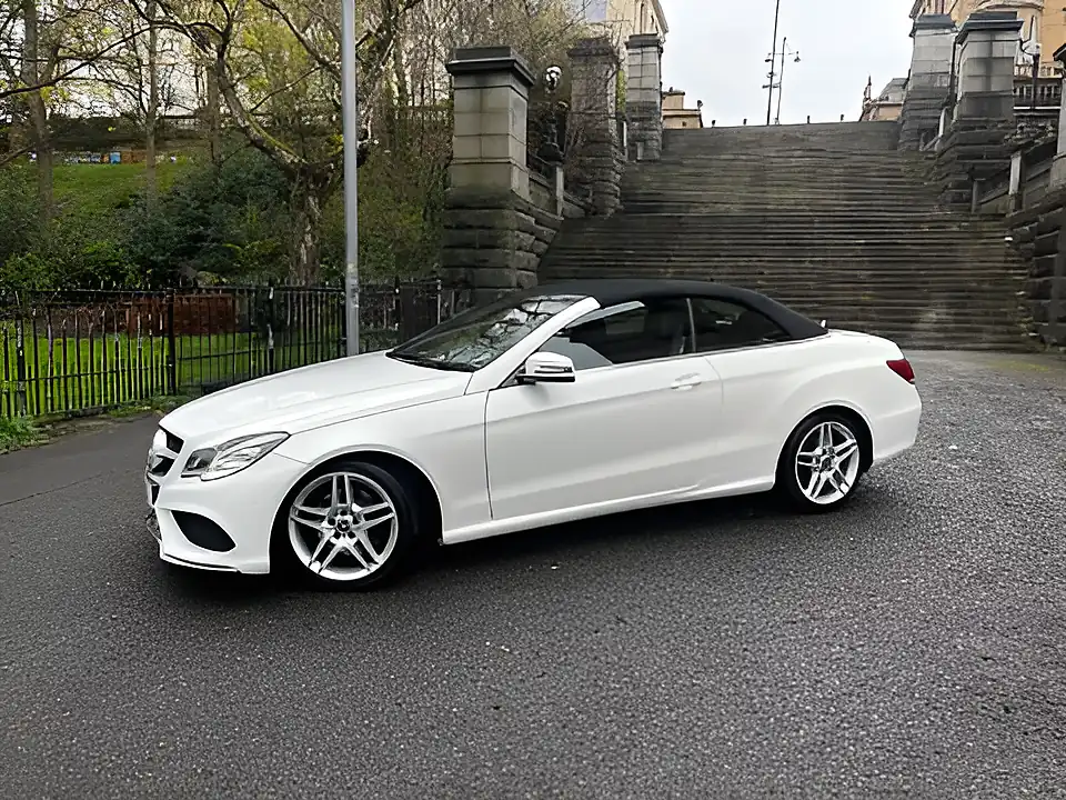 Used 2014 Mercedes-Benz E Class AMG Sport White - Interior and Exterior details 19