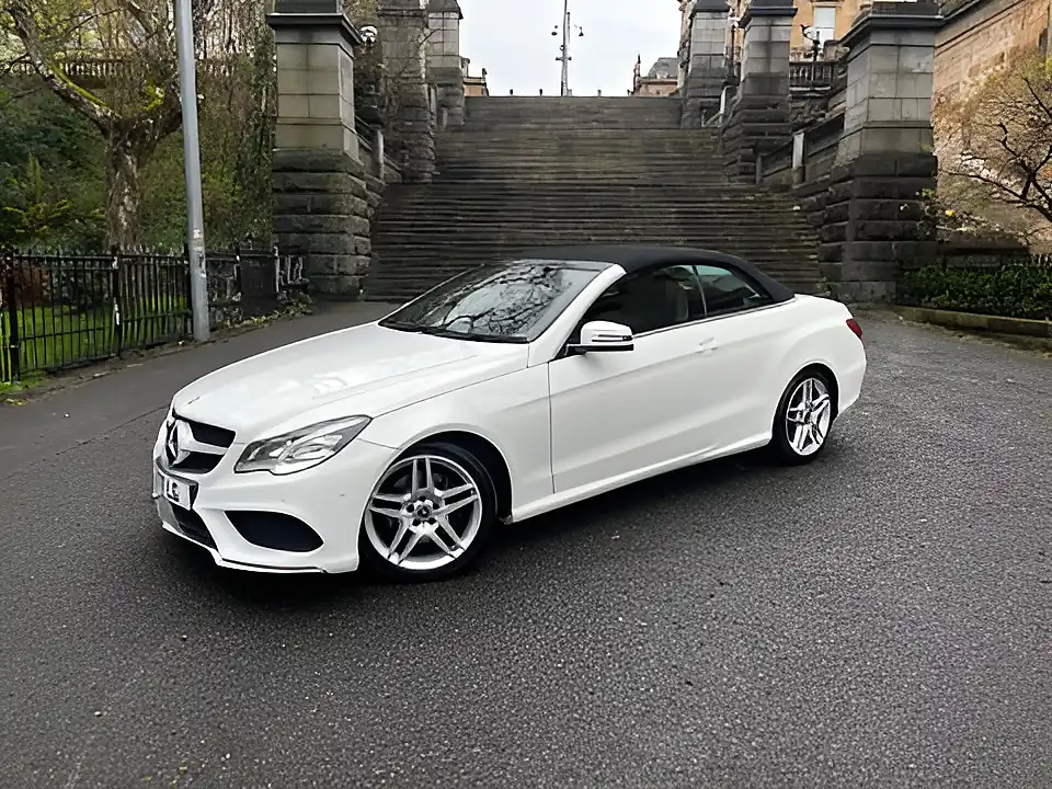 Used 2014 Mercedes-Benz E Class AMG Sport White - Interior and Exterior details 20