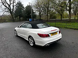 Used 2014 Mercedes-Benz E Class AMG Sport White - Interior and Exterior details 3
