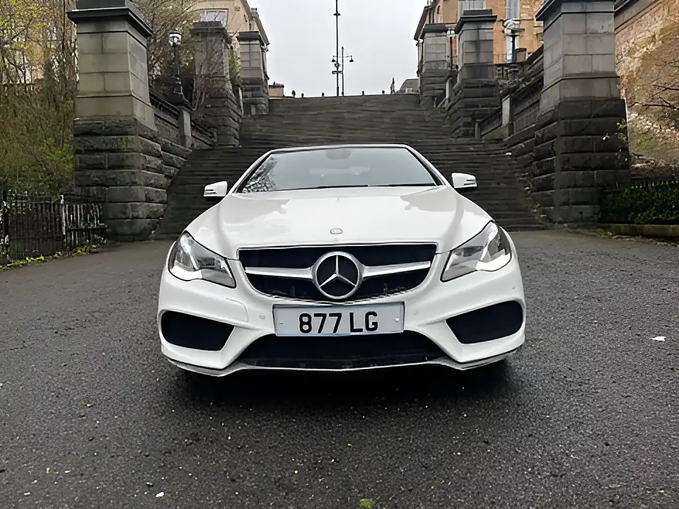 Used 2014 Mercedes-Benz E Class AMG Sport White - Interior and Exterior details 4