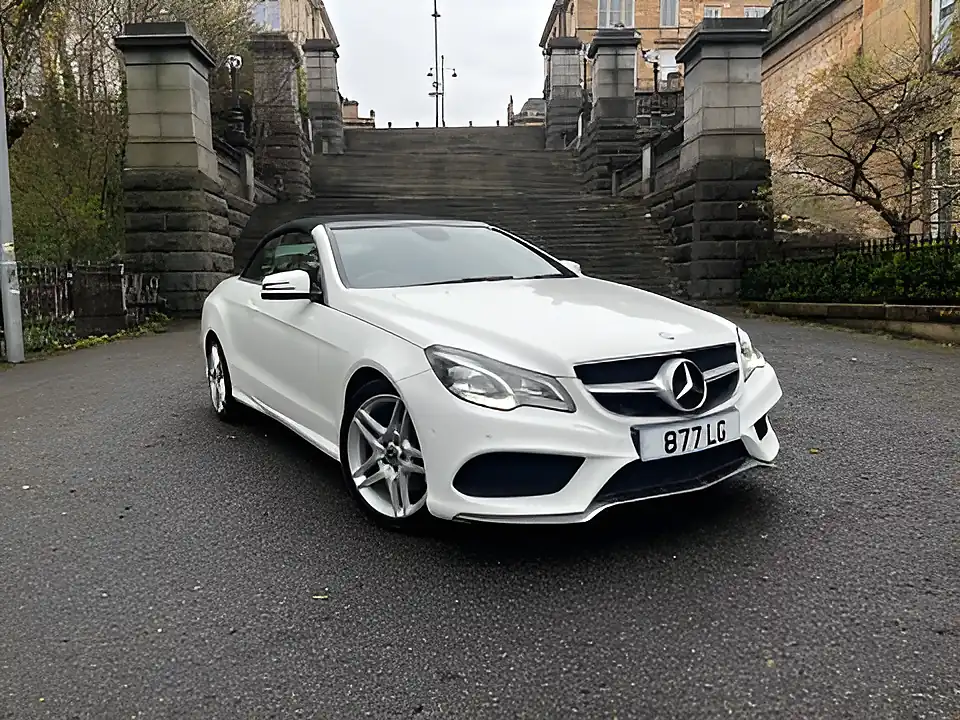 Used 2014 Mercedes-Benz E Class AMG Sport White - Interior and Exterior details 5