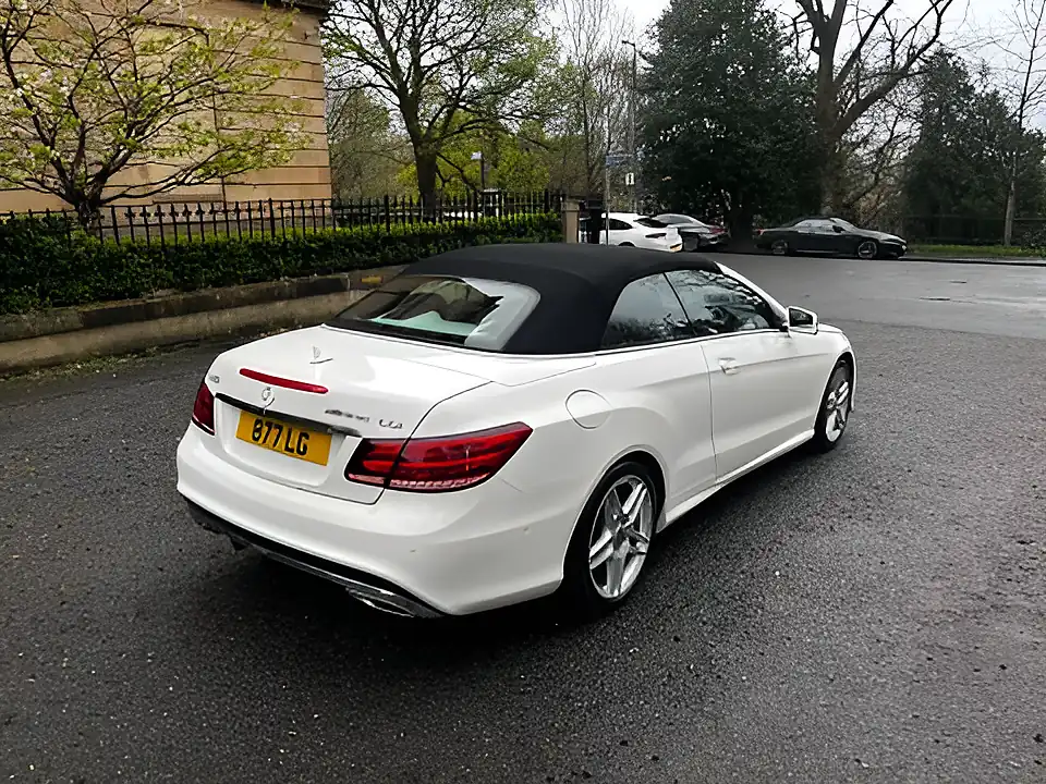 Used 2014 Mercedes-Benz E Class AMG Sport White - Interior and Exterior details 7