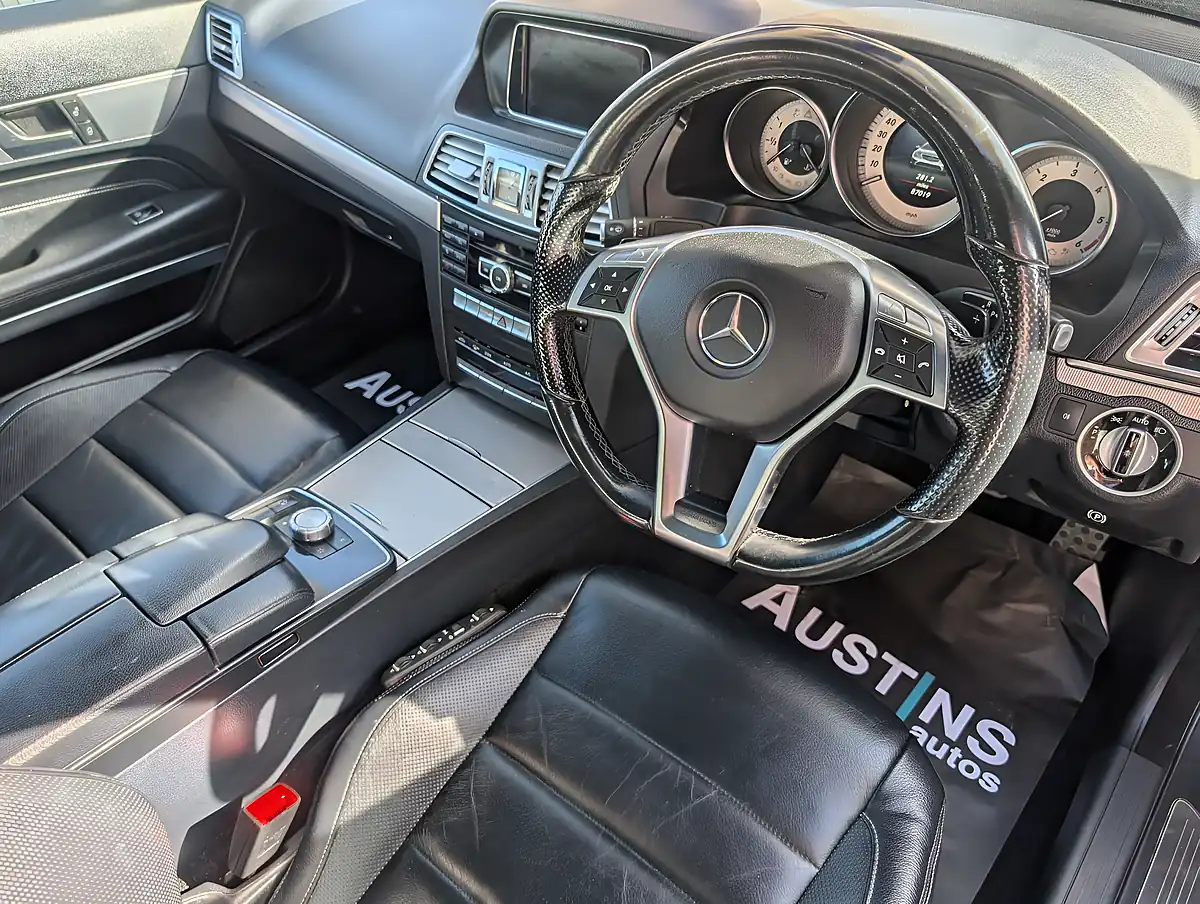 Used 2014 Mercedes-Benz E Class AMG Sport White - Interior and Exterior details 5