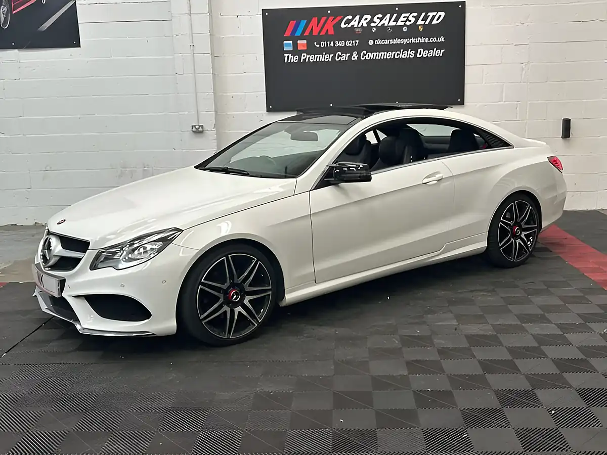Used 2014 Mercedes-Benz E Class AMG Sport White - Interior and Exterior details 2
