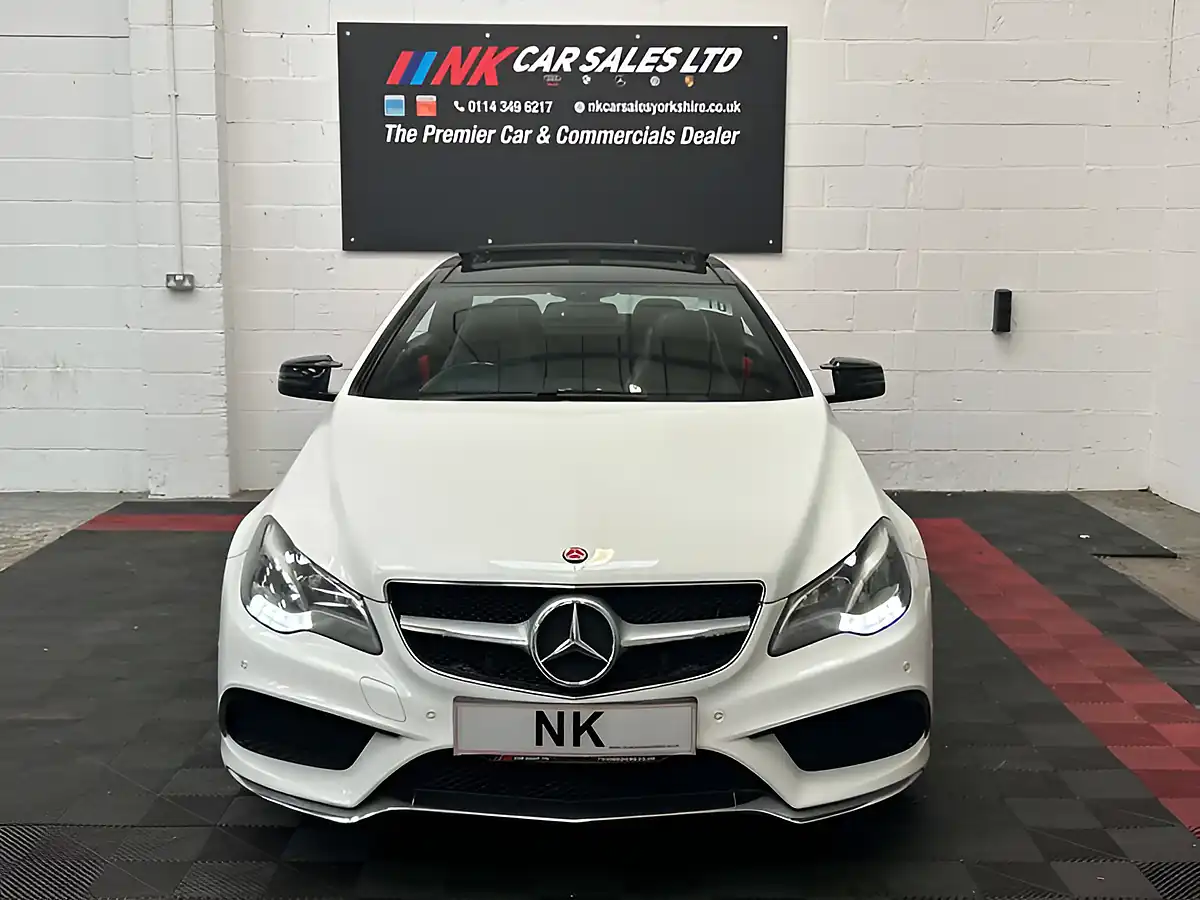 Used 2014 Mercedes-Benz E Class AMG Sport White - Interior and Exterior details 3