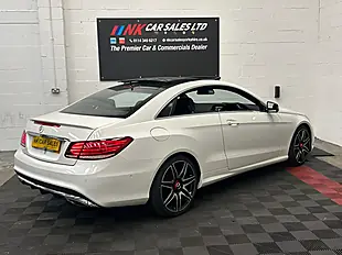 Used 2014 Mercedes-Benz E Class AMG Sport White - Interior and Exterior details 4